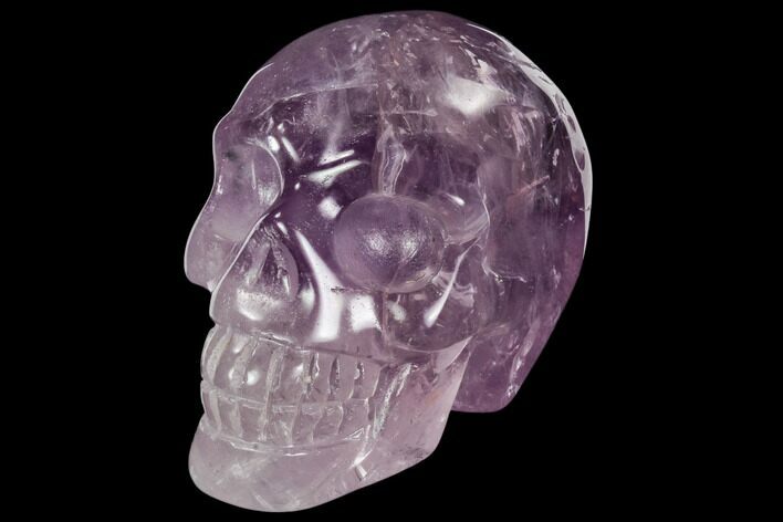 Carved Amethyst Crystal Skull #111718